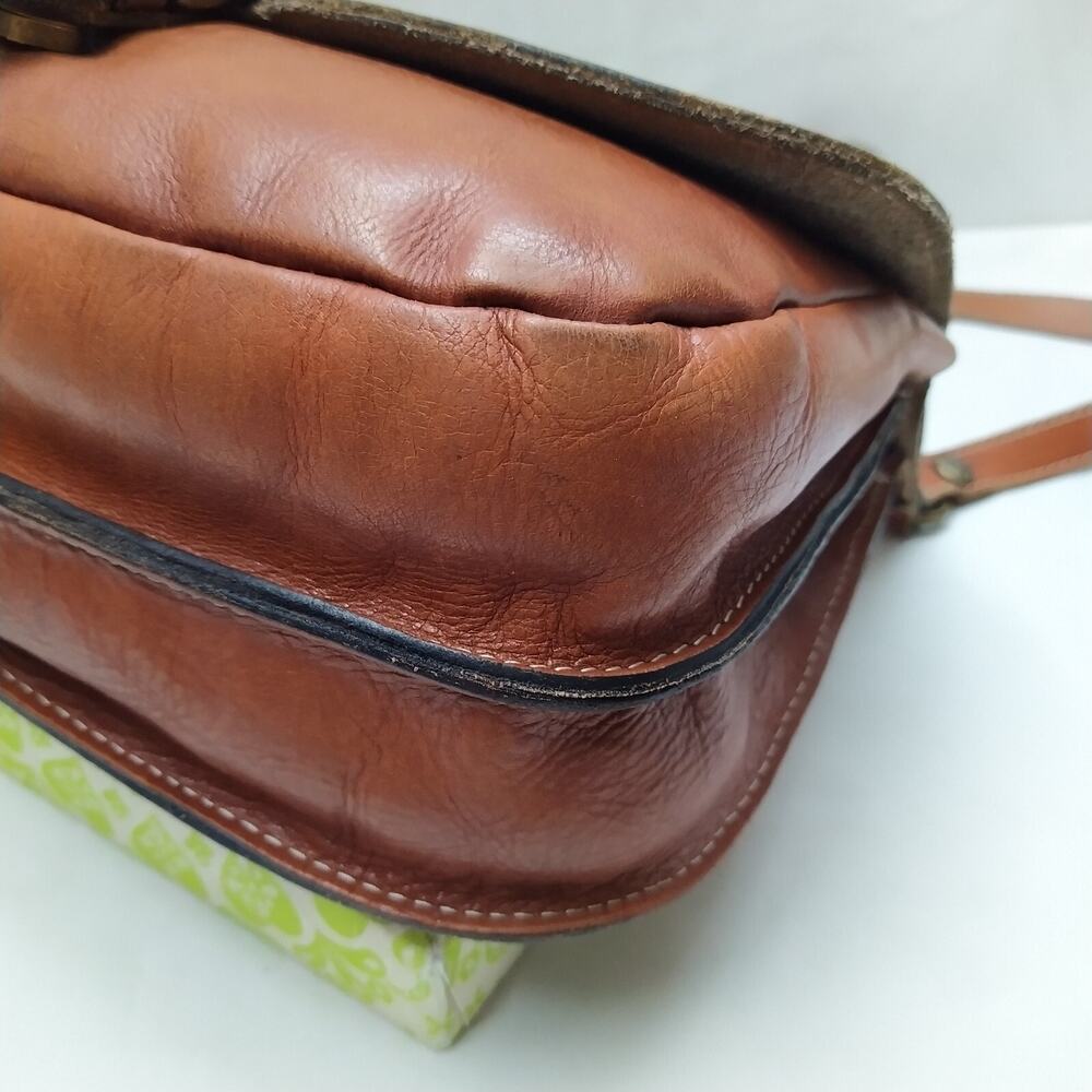 Patricia Nash Brown Leather Buckle Flap Closure Crossbody Bag - Picture 16 of 16